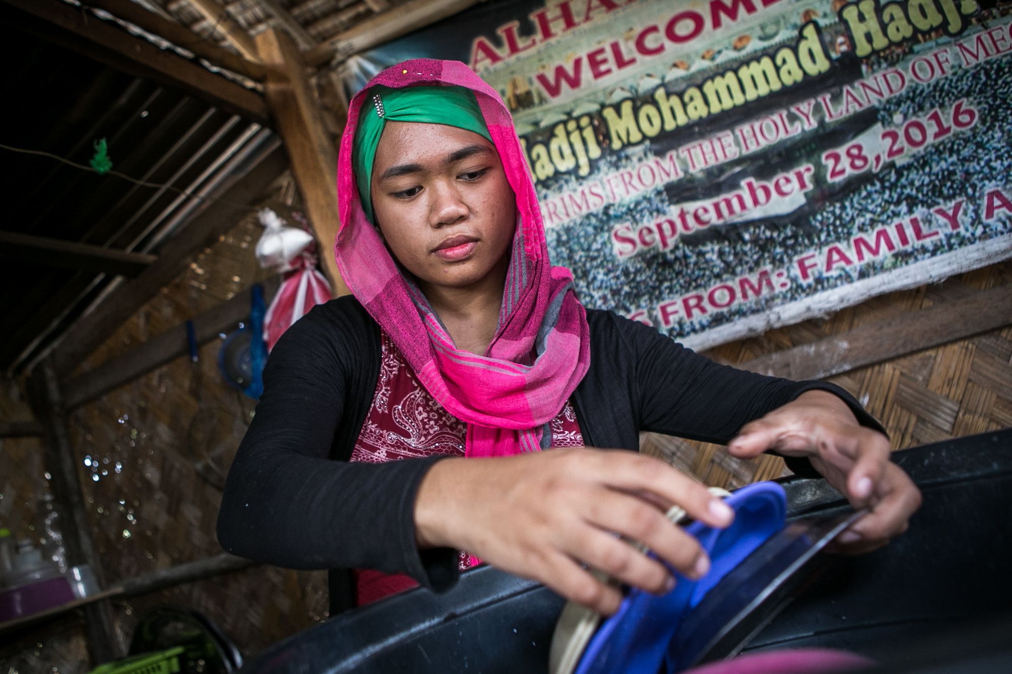 Mona Paisal, 19, was forced to marry her first cousin when they were 14 years old in Maguindanao province.