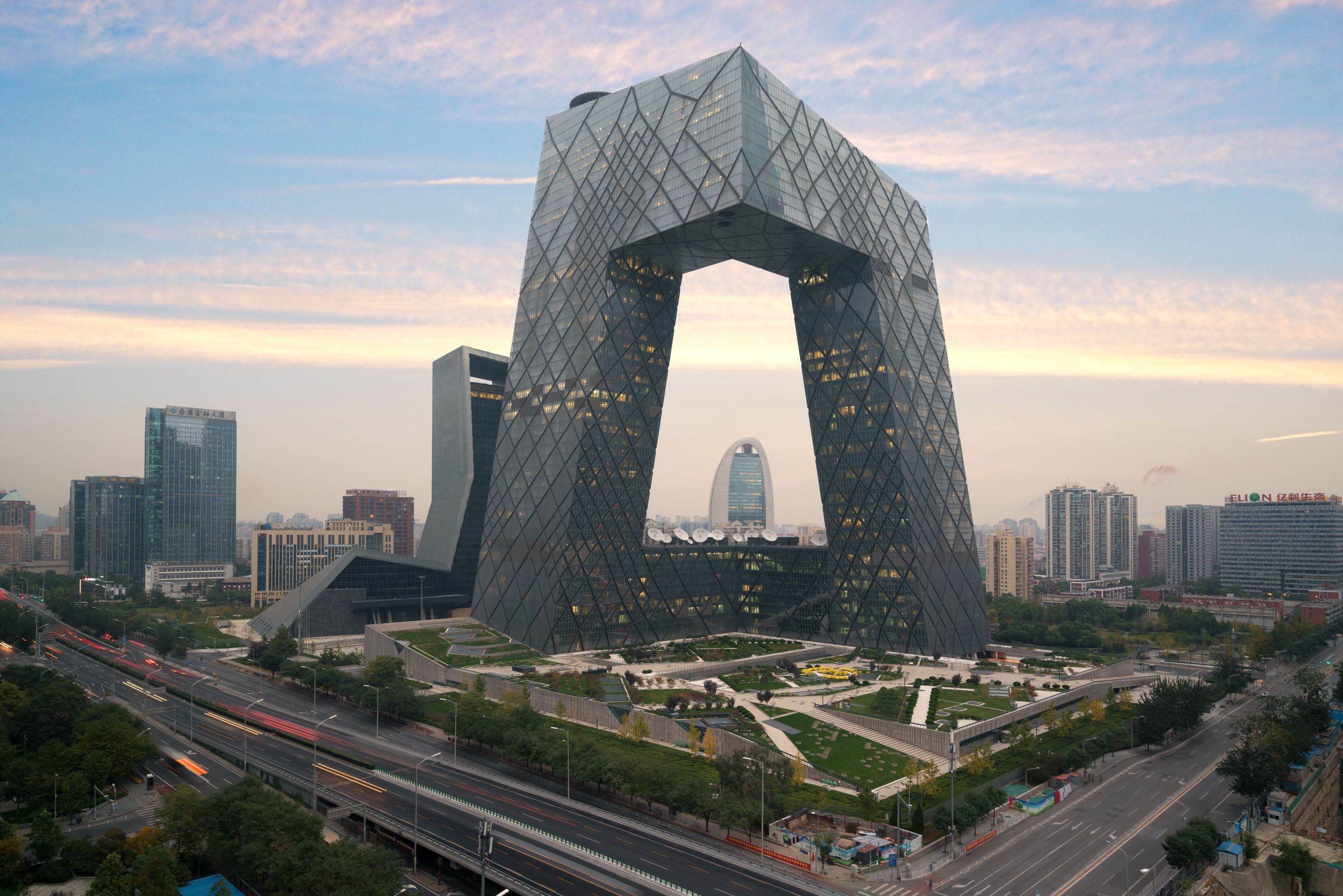 A file image of the state-run CCTV building in Beijing China. (shutterstock.com photo)