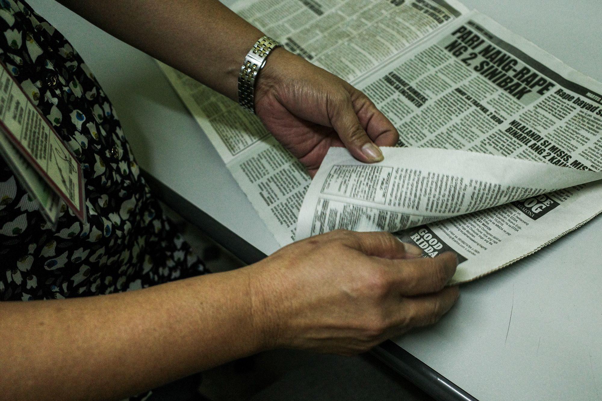 Remate relies on advertisements to continue its operations and compensate its workers. (Photo by Mark Saludes)