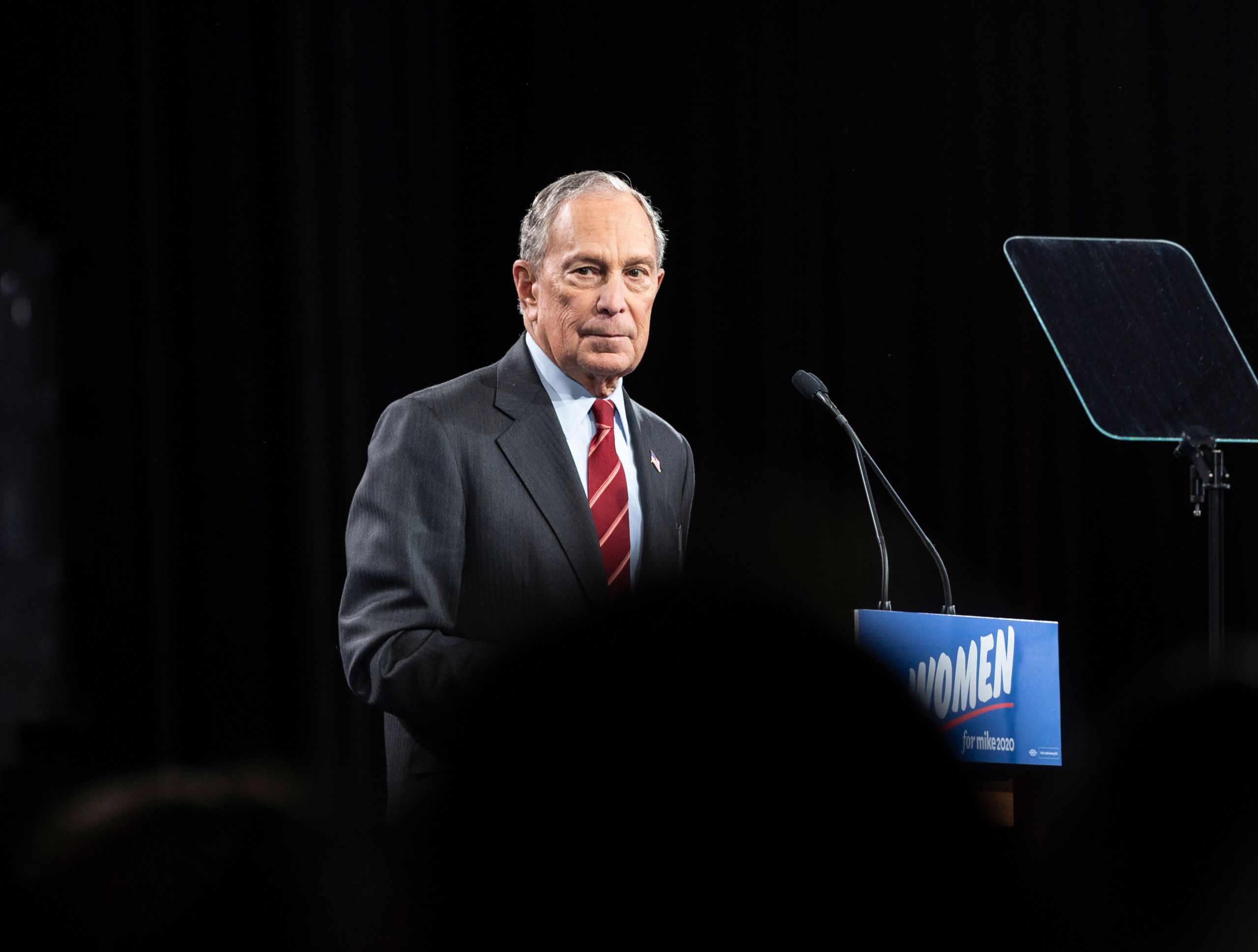 Michael Bloomberg speaks during Mike Bloomberg 2020 launch Women for Mike at Sheraton New York (Photo by lev radin / Shutterstock.com)