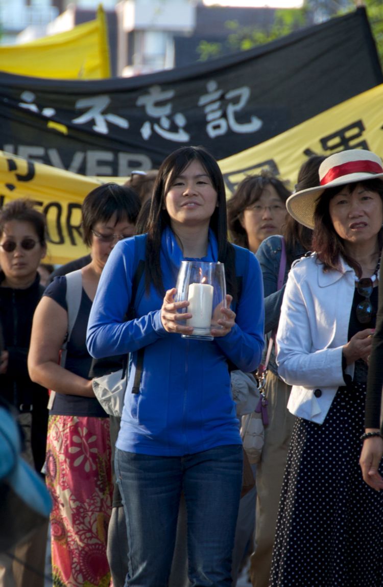 People commemorate the Tiananmen Square Massacre in Toronto, Canada on June 2, 2013. (shutterstock.com photo)