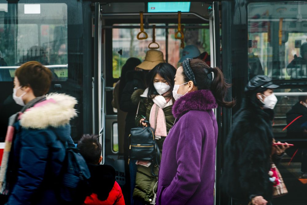 People wearing face masks in the Chinese city of Chengdu on Jan. 23. (shutterstock.com photo) 