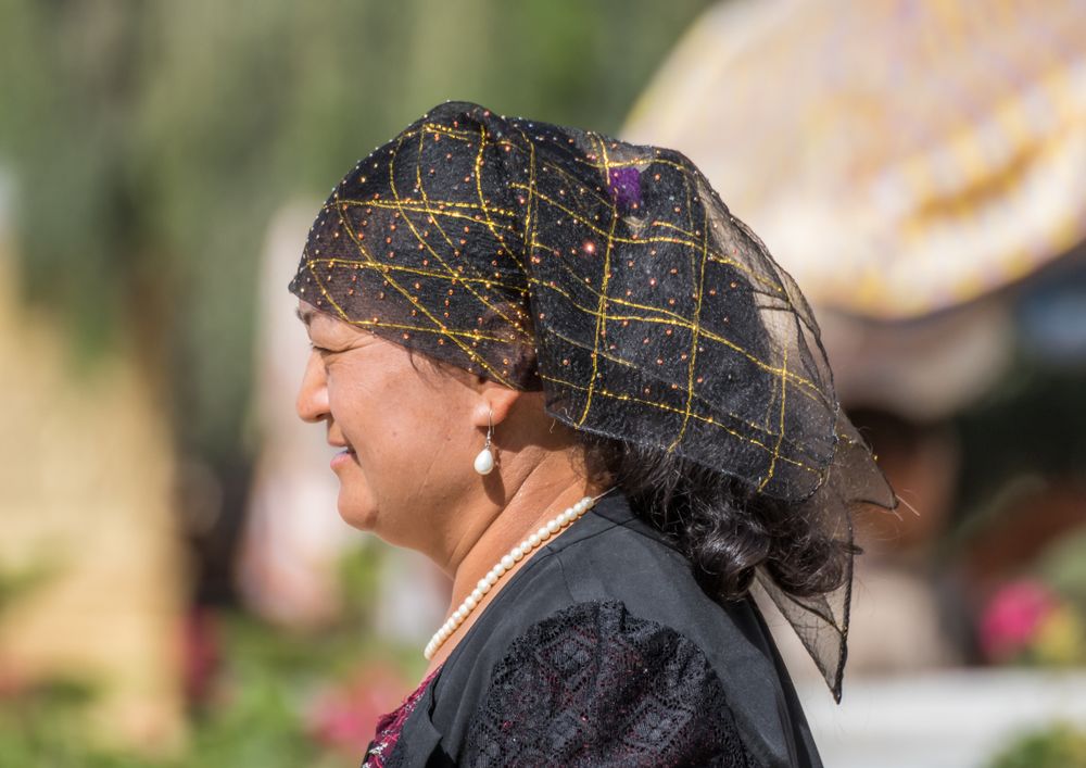 A Uyghur woman in Kashgar
